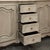 Grand Antique Country French Louis XV Buffet in Stripped Oak For Sale - Image 14 of 18