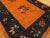 1920s 1920s Pairs Orange Field Orange Antique Chinese Peking Knotted Wool Small Rugs For Sale - Image 5 of 14