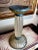 Art Deco Frosted Acrylic and Verdigris Brass Pricket Candleholder For Sale - Image 12 of 12