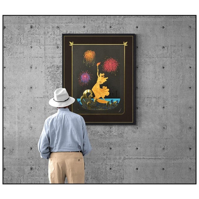 Message us to inquire about custom framing options! (Included for free with every purchase) The artwork here, "Statue Of...