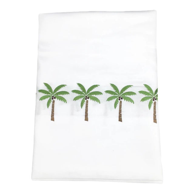 Palm Tree King Flat Sheet For Sale