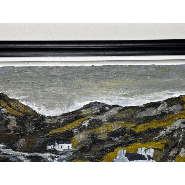Dated 2022 Carneddau Snowdonia British Landscape Painting in the Manner of Kyffin Williams For Sale - Image 18 of 18