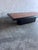 Vintage Burl Wood Coffee Table on Black Lacquered Base For Sale - Image 6 of 12