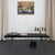 Mid-Century Modern Mid-Century Modern Black Lacquered Slat Bench Coffee Table For Sale - Image 3 of 8