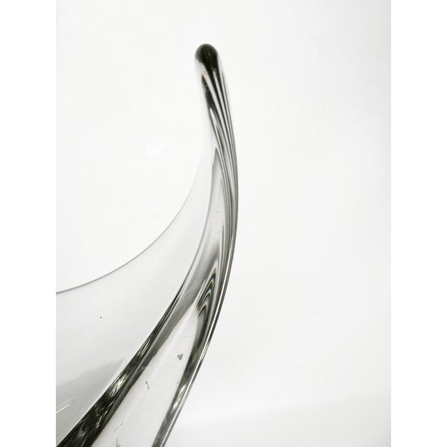 Crystal Vide Poche in the Shape of a Flower, France, 1970s For Sale - Image 6 of 12