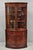 Vintage Morganton Duncan Phyfe Mahogany Bow Front Corner China Cabinet Curio For Sale - Image 17 of 17