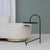 Japanese Melt - Black Round Coffee Table For Sale - Image 3 of 10