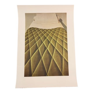 Domenico Gnoli (1933-1970), Green Bed Cover, 1969, Copyright Marzia Gnoli, 1994, Printed in the Netherlands For Sale