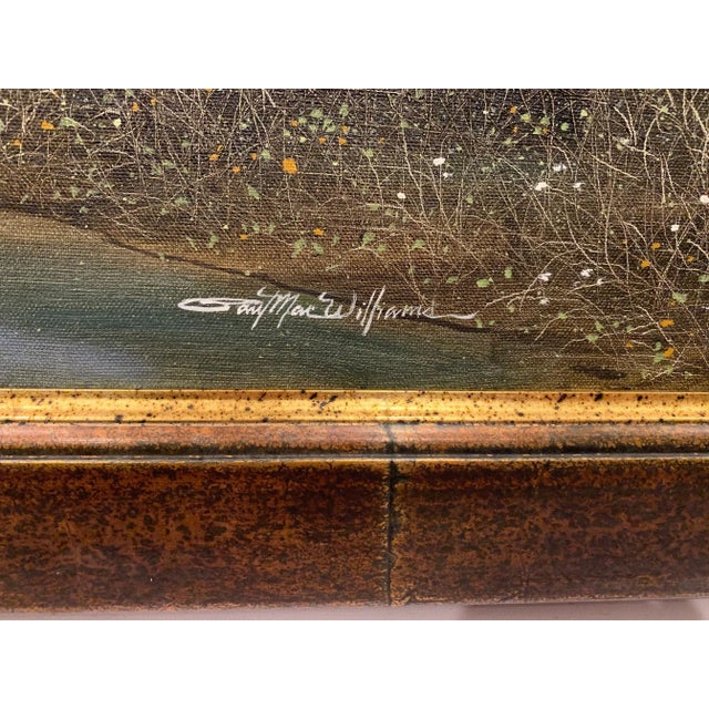 Textile Landscape by Renowned Philadelphia Artist Paul MacWilliams For Sale - Image 7 of 13