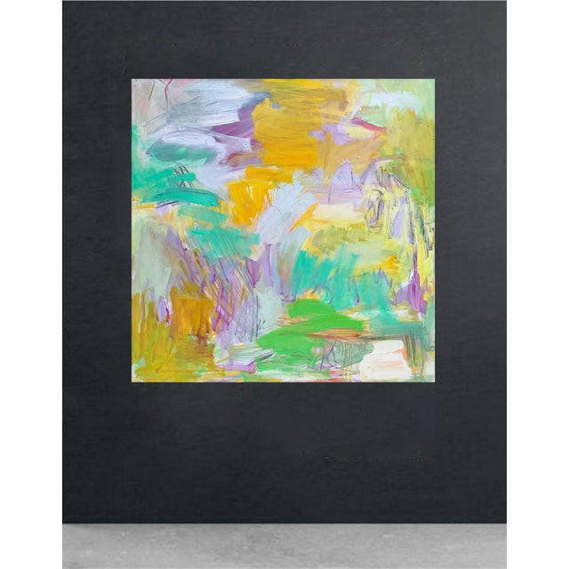 2020s Yellow Passage — 48x48 For Sale - Image 5 of 5