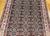 Vintage Persian Tabriz Afshan Rug, Hand-Knotted Wool, Allover Caucasian Shirvan Pattern, Navy & Ivory, 7x10 For Sale - Image 15 of 18