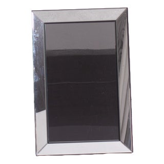 Vintage Diamond-Cut Wall Mirror, Italy, 1980s For Sale