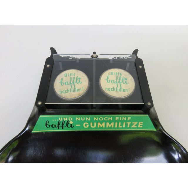 Beige Bakelite Baffli Gummilitze Advertising Counter Plate, 1950s For Sale - Image 8 of 16