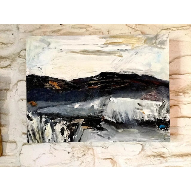 Abstract Expressionism Peter Rossiter Scratch and Splash. Contemporary Abstract Expressionist Landscape Painting 2020 For Sale - Image 3 of 5