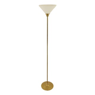 Brass Floor Lamp, Italy, 1980s For Sale