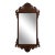 Flame Mahogany Chippendale Style Wall Mirror For Sale