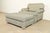 Contemporary Ethan Allen Modern Upholstered Oversized Lounge Chair With Ottoman For Sale - Image 3 of 15