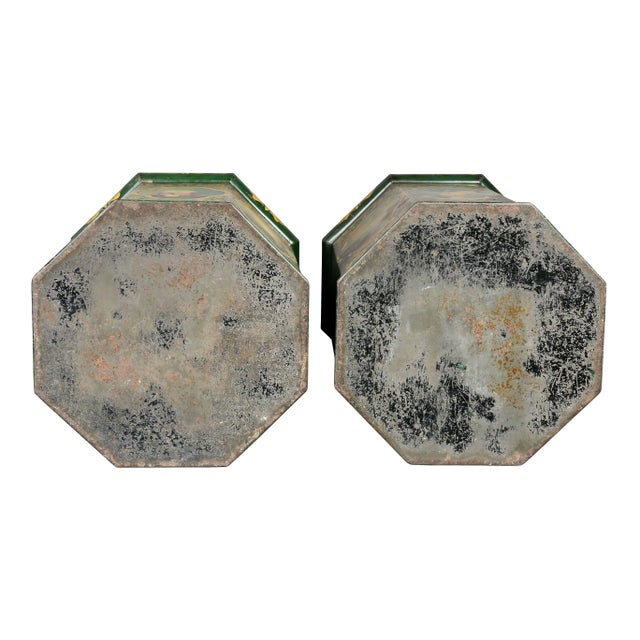 Victorian Tole Teacannisters - a Pair For Sale In Boston - Image 6 of 13