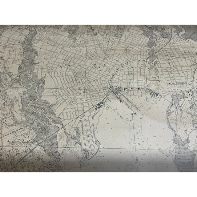 1896 Chart of the New Haven Harbor For Sale In Boston - Image 6 of 12