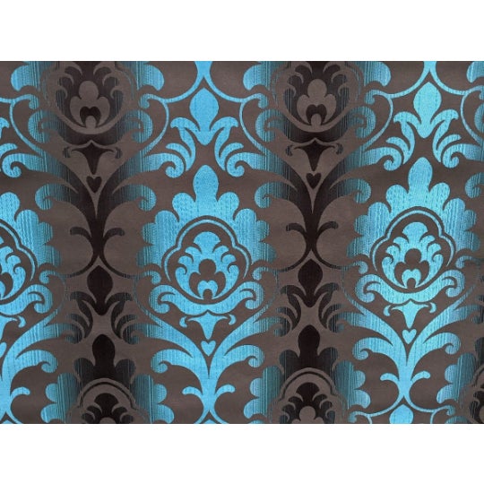 Art Deco Brown Teal Paisley Patterned Wallcovering Chairish The latest in art, architecture, design, fashion, photography, home decor and furniture from all over the world. art deco brown teal paisley patterned wallcovering