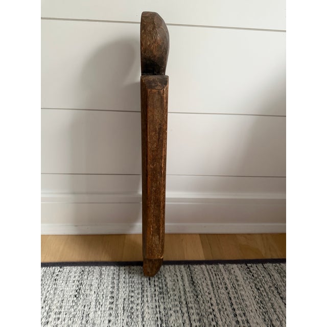 African Vintage Rustic African Mancala Board For Sale - Image 3 of 8