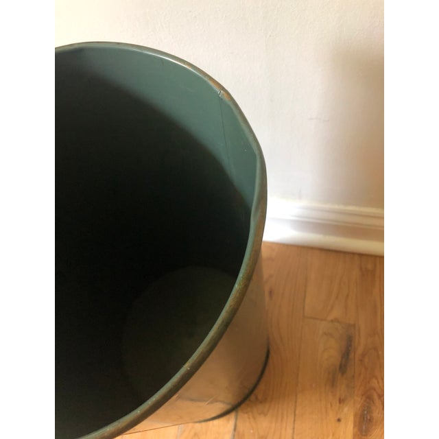 Mid 20th Century Mid 20th Century Declaration of the 13 United States of America Metal Wastebasket / Umbrella Stand For Sale - Image 5 of 11