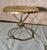 Metal Brass and Iron Trivet Side Table For Sale - Image 7 of 7