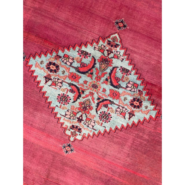 Early 20th Century Turn of the Century Palatial Antique Northeast Persian Carpet Rug - 13.2 X 15.7 For Sale - Image 5 of 12