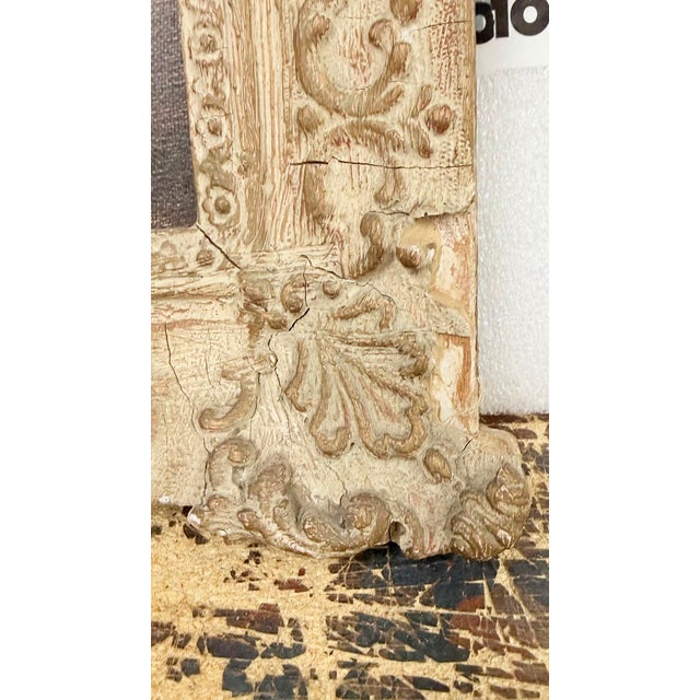 Vintage Continental Floral Still Life Oil Painting – Ornate Baroque Style Frame For Sale - Image 11 of 12