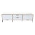 Scandinavian Designs White Cabinet With Storage For Sale