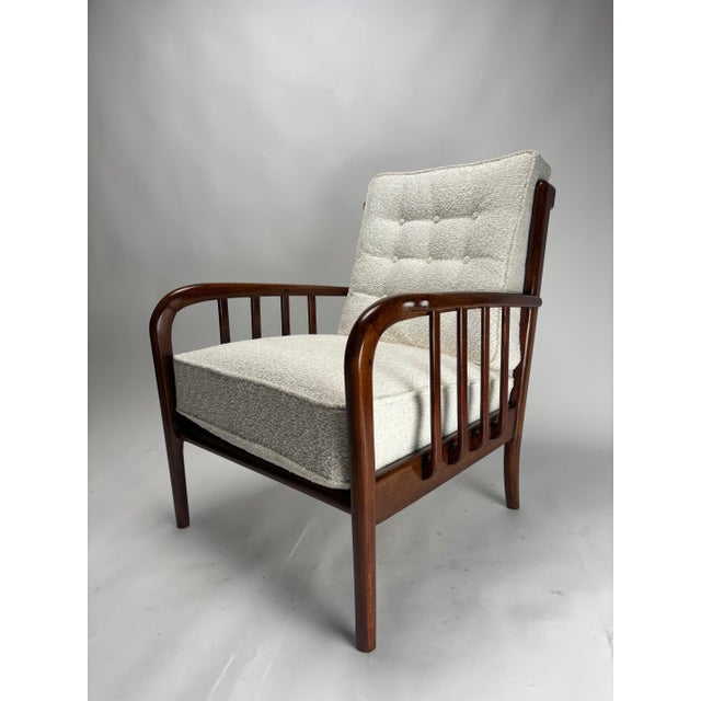 1950s Mid-Century Armchairs in the style of Paolo Buffa, Italy, 1950s, Set of 2 For Sale - Image 5 of 12