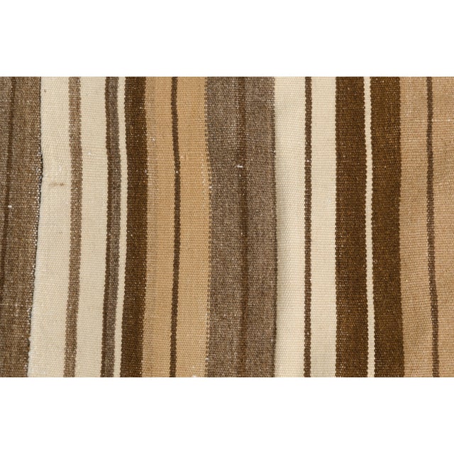 Antique Bohemian Stripe Kilim Rug For Sale - Image 6 of 10