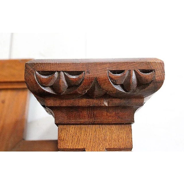 Solid Oak Church Stall For Sale - Image 9 of 18