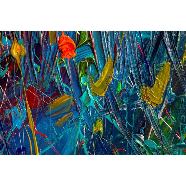 "Revolution" — Abstract Expressionism | 36 X 36 in | Acrylic on Canvas | 2020 For Sale - Image 9 of 11