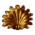Mid 20th Century Gold-Leaf Florentine Shell Catchall For Sale