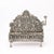 Baroque 19th Century Hand-Worked Repoussé Sterling Oil Lamp Footed Menorah For Sale - Image 15 of 18