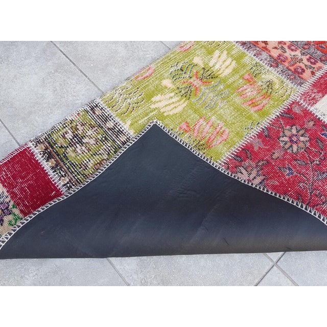 1950s Bohemian Mid 20th Century Wool Runner For Sale - Image 5 of 10