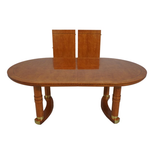 Hickory White Genesis Biediermier Dining Room Table For Sale
