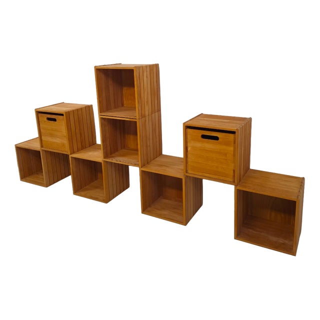 Wasa Modular Wall Unit Cubes, 1990s, Set of 10 For Sale