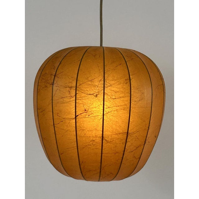Mid-Century Modern Mid-Century Modern Cocoon Pendant Lamp, Sweden, 1960s For Sale - Image 3 of 18