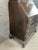 Brass Antique Solid Mahogany Secretary Desk, Colonial MFG Co, Chippendale Revival Writing Cabinet (Circa 1920s-1930s) For Sale - Image 8 of 13