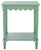 Mint Heaven Scalloped Accent Table in Sage Green For Sale - Image 8 of 8
