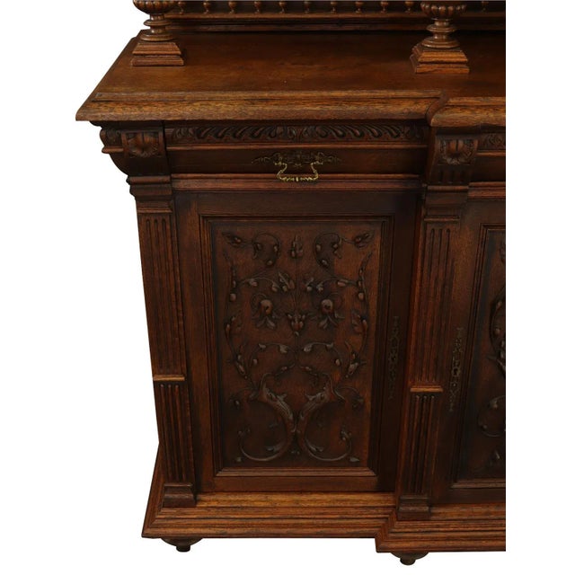 Buffet Renaissance Antique French Cornucopia For Sale - Image 4 of 12