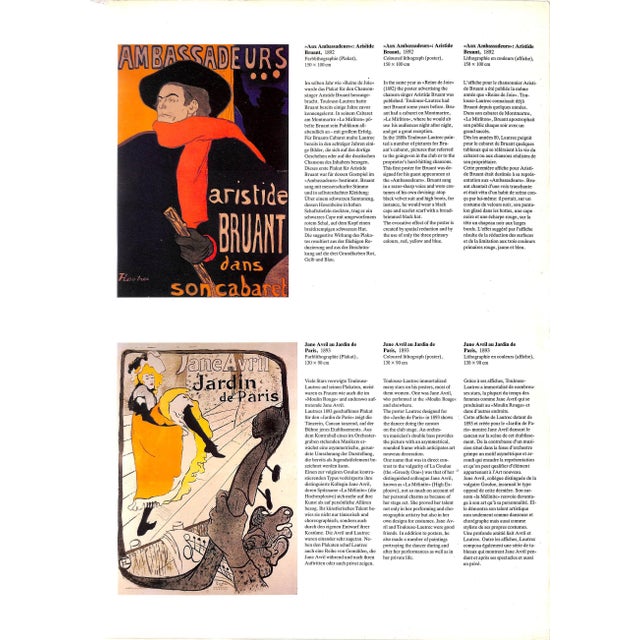 "Posterbook Henri De Toulouse-Lautrec" 1992 For Sale - Image 9 of 10