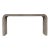 Organic Modern Beige Finished Waterfall Console Table For Sale