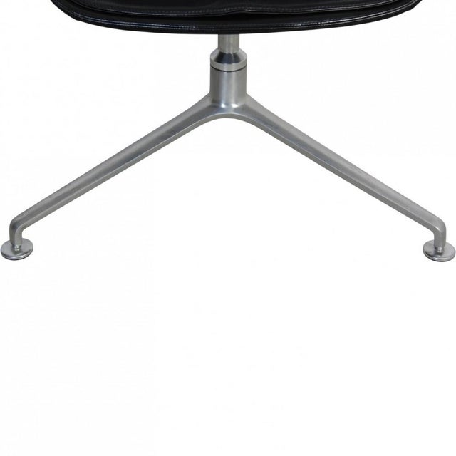 Tulip Chair in Black Leather from Fabricius and Kastholm, 2000s For Sale - Image 13 of 18