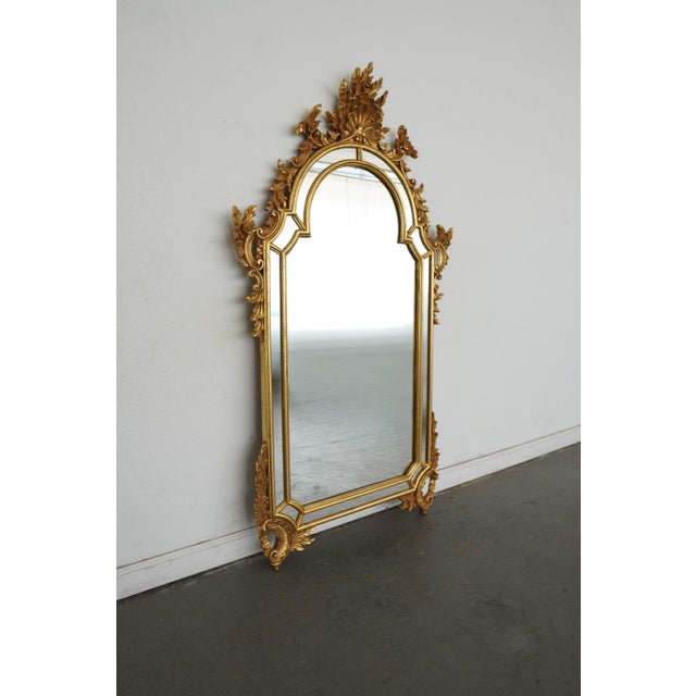 1970s Vintage La Barge Italian Wall Mirror For Sale - Image 5 of 16
