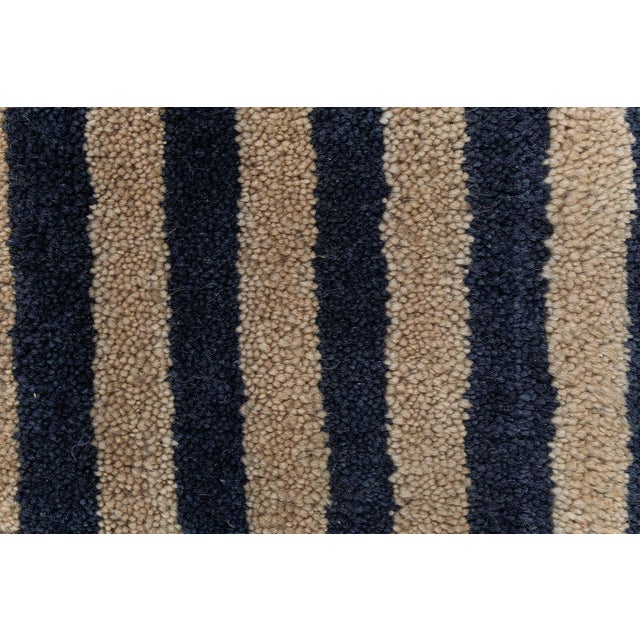 Textile Contemporary Art Deco-Inspired Geometric Warm Tan Carpet by Doris Leslie Blau For Sale - Image 7 of 10