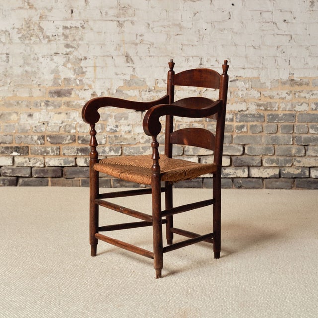 French Provincial 19th Century French Provincial Oak Chair For Sale - Image 3 of 9