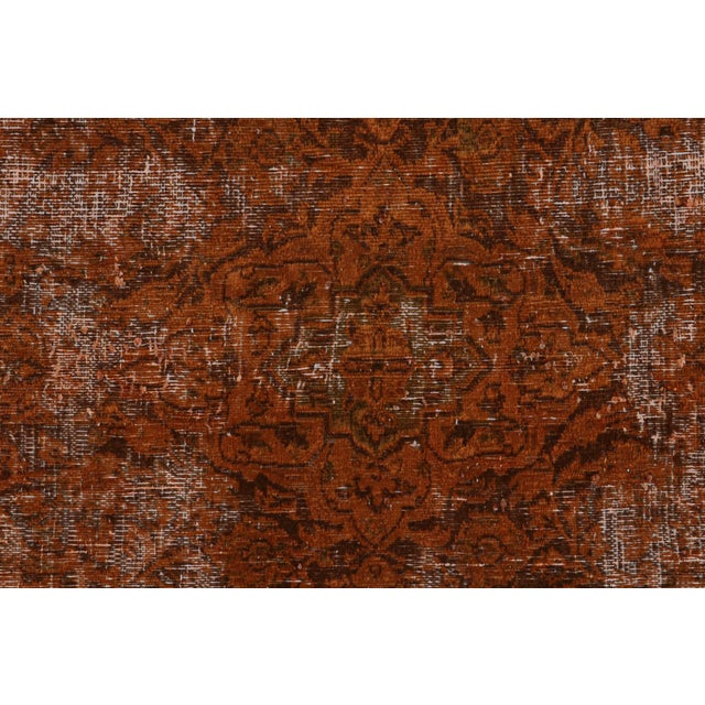 1970s Vintage Persian Rug in Orange and Brown by Rug & Kilim For Sale - Image 5 of 7